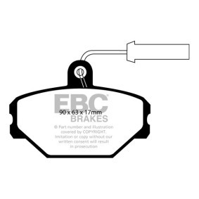 Köp Bromsbelägg av EBC Brakes DP718 till det låga priset 1611565,30 kr