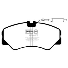 Osta Jarrupalat, levyjarru EBC Brakes:llä DP735 edullisesti hintaan 144323,73 €
