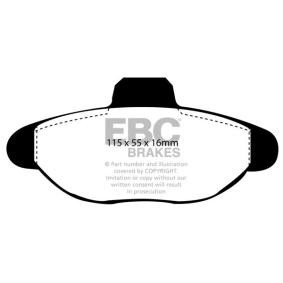 Osta Jarrupalat, levyjarru EBC Brakes:llä DP944 edullisesti hintaan 144323,73 €