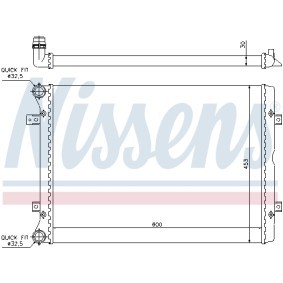 Kühler, Motorkühlung 690104 von NISSENS günstig für 113,50 € online kaufen