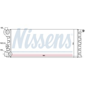 Kühler, Motorkühlung 690666 von NISSENS günstig für 72,99 € online kaufen