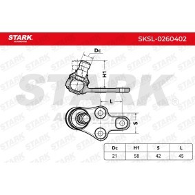Achetez des Rotule de suspension STARK SKSL-0260402 à prix pour 22,73 €