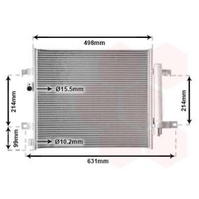 Acquista Radiatore aria condizionata da VAN WEZEL online per 124 Spider (348_) a prezzi moderati