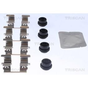 Zubehörsatz, Scheibenbremsbelag 8105 241623 von TRISCAN günstig für 20,52 € online kaufen