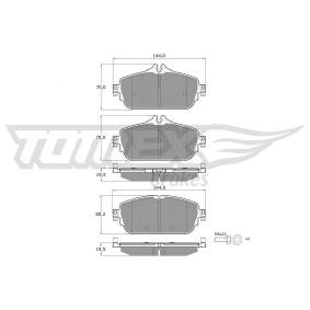 Bremsbeläge für MERCEDES-BENZ von TOMEX brakes