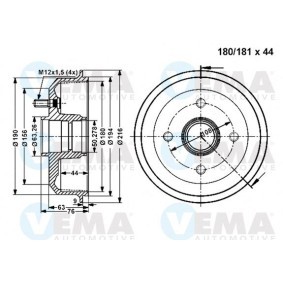 Motorlager VE50685 von VEMA günstig für 43,86 € online kaufen