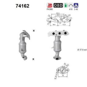 Katalysator 74162 von AS günstig für 356,30 € online kaufen