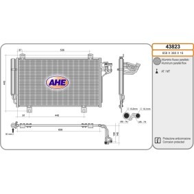 Comprar Condensador, aire acondicionado de AHE 43823 a bajo precio de 218,33 €