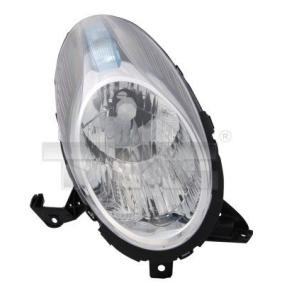 Compre Farol principal de TYC online para MICRA III (K12) a preços moderados