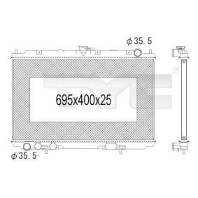 Kühler, Motorkühlung 724-1010 von TYC günstig für 257,84 € online kaufen