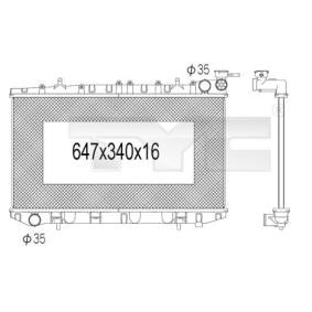 Kühler, Motorkühlung 724-1012 von TYC günstig für 64,29 € online kaufen