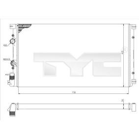 Kühler, Motorkühlung 725-0030 von TYC günstig für 100,74 € online kaufen