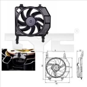 Compre Ventilador de radiador de TYC online para Fiesta Mk4 Furgoneta (JV, JVS) a precios moderados