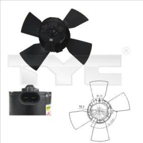 Compre Ventilador de radiador de TYC online para Astra F Classic Sedán (T92) a precios moderados