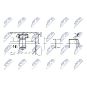 Compre Junta homocinética de NTY online para X3 (F25) a preços moderados