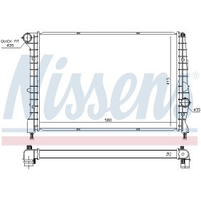 Kühler, Motorkühlung 696169 von NISSENS günstig für 138,15 € online kaufen