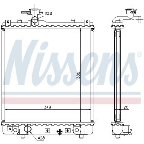 Kühler, Motorkühlung 696294 von NISSENS günstig für 97,57 € online kaufen
