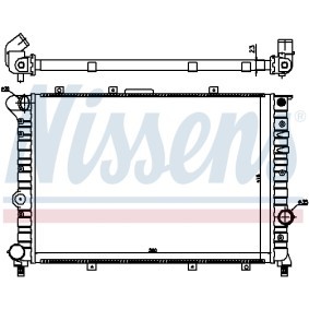 Kühler, Motorkühlung 697312 von NISSENS günstig für 129,15 € online kaufen