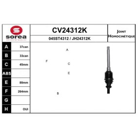 Acquista Kit giunti semiasse da EAI CV24312K a buon mercato per soli 111,47 €