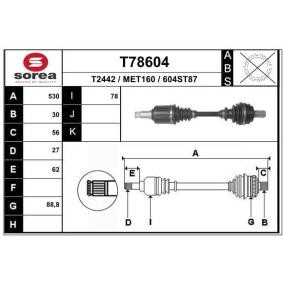 Acquista Semiasse da EAI T78604 a buon mercato per soli 146,54 €