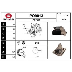 Compre Motor de arranque da SNRA PO9013 a um preço baixo por 362,21 €