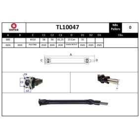 Kardanwelle TL10047 von SNRA günstig für 172,31 € online kaufen