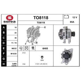 Acquista Alternatore da SNRA TO8118 a buon mercato per soli 277,56 €