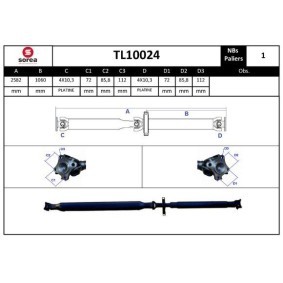Acquista Albero trasmissione da SERA TL10024 a buon mercato per soli 692,75 €