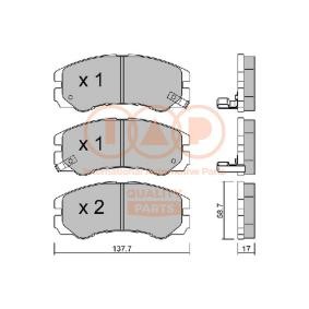 Osta Jarrupalat, levyjarru IAP QUALITY PARTS:llä 704-09013P edullisesti hintaan 144,34 €