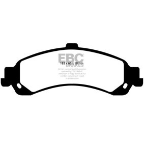 Köp Bromsbelägg från EBC Brakes på nätet till ESCALADE Crew Cab Pickup (US) till schyssta priser