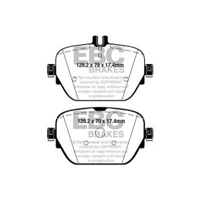 Osta Jarrupalat, levyjarru EBC Brakes:llä DP42314R edullisesti hintaan 144323,73 €