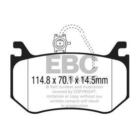 Osta Jarrupalat, levyjarru EBC Brakes:llä DP42326R edullisesti hintaan 144323,73 €