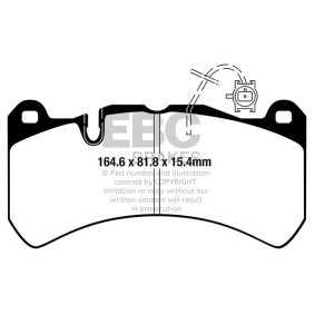 Osta Jarrupalat, levyjarru EBC Brakes:llä DP42354R edullisesti hintaan 144323,73 €