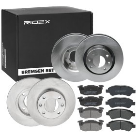 Bremsscheiben und -beläge 3405B0331 von RIDEX günstig für 118,45 € online kaufen