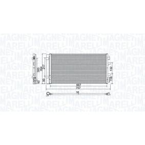 Achetez des Condenseur, climatisation MAGNETI MARELLI 350203762000 à prix pour 110,52 €