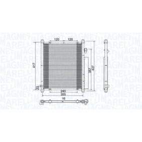 Achetez des Condenseur, climatisation MAGNETI MARELLI 350203907000 à prix pour 74,02 €