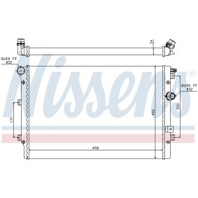 Kühler, Motorkühlung 697329 von NISSENS günstig für 131,39 € online kaufen