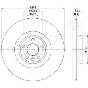 Bremsscheibe DI-L17 von JAPANPARTS günstig für 182,23 € online kaufen