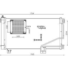 Klimakondensator AC 346 000S von MAHLE ORIGINAL günstig für 142,97 € online kaufen