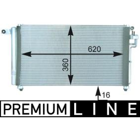 Köp Kondensor, klimatanläggning av MAHLE ORIGINAL AC 433 000P till det låga priset 1720,26 kr