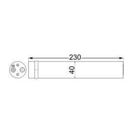 Compre Filtro deshidratador de MAHLE ORIGINAL online para FR-V (BE) a precios moderados