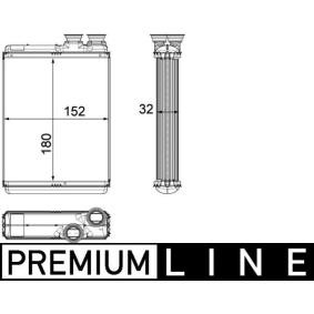 Wärmetauscher, Innenraumheizung AH 190 000P von MAHLE ORIGINAL günstig für 67,76 € online kaufen