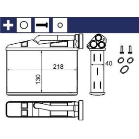 Wärmetauscher, Innenraumheizung AH 240 000S von MAHLE ORIGINAL günstig für 78,16 € online kaufen