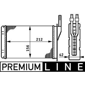 Achetez des Radiateur de chauffage de chez MAHLE ORIGINAL en ligne pour Express Pick-up à prix modérés