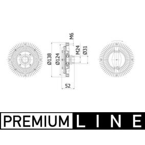 Kupplung, Kühlerlüfter CFC 64 001P von MAHLE ORIGINAL günstig für 109,60 € online kaufen