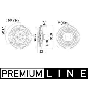 Kupplung, Kühlerlüfter CFC 74 000P von MAHLE ORIGINAL günstig für 167,99 € online kaufen