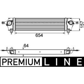 Ladeluftkühler CI 200 000P von MAHLE ORIGINAL günstig für 274,85 € online kaufen