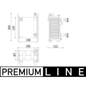 Achetez des Intercooler MAHLE ORIGINAL CI 224 000P à prix pour 304,54 €