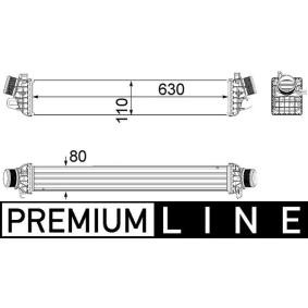 Achetez des Intercooler MAHLE ORIGINAL CI 258 000P à prix pour 164,45 €