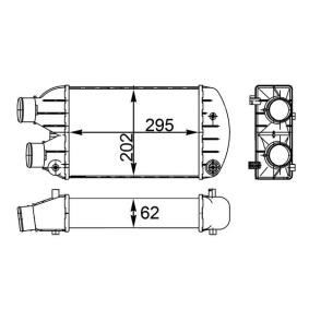 Kjøp Intercooler av MAHLE ORIGINAL CI 341 000S til den lave prisen 1323,17 NOK